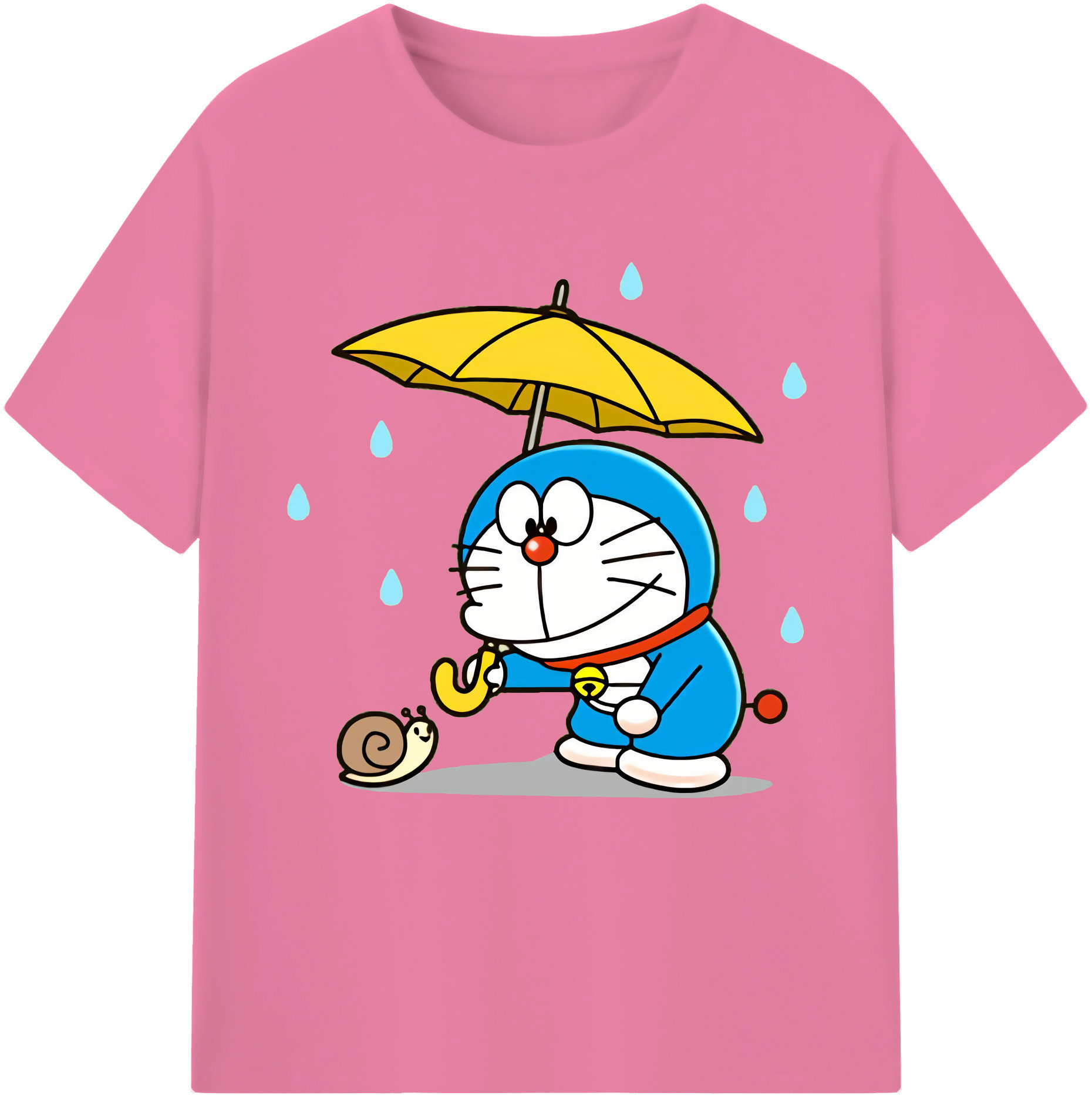 （画像用） ドラえもん Doraemon 綿100％半袖Tシャツ（フロントプリント）